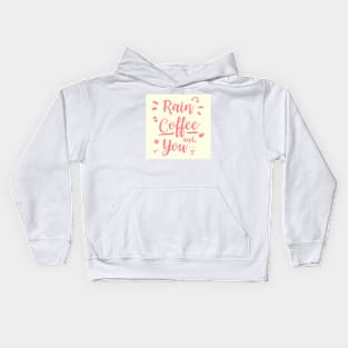 coffee rain Kids Hoodie